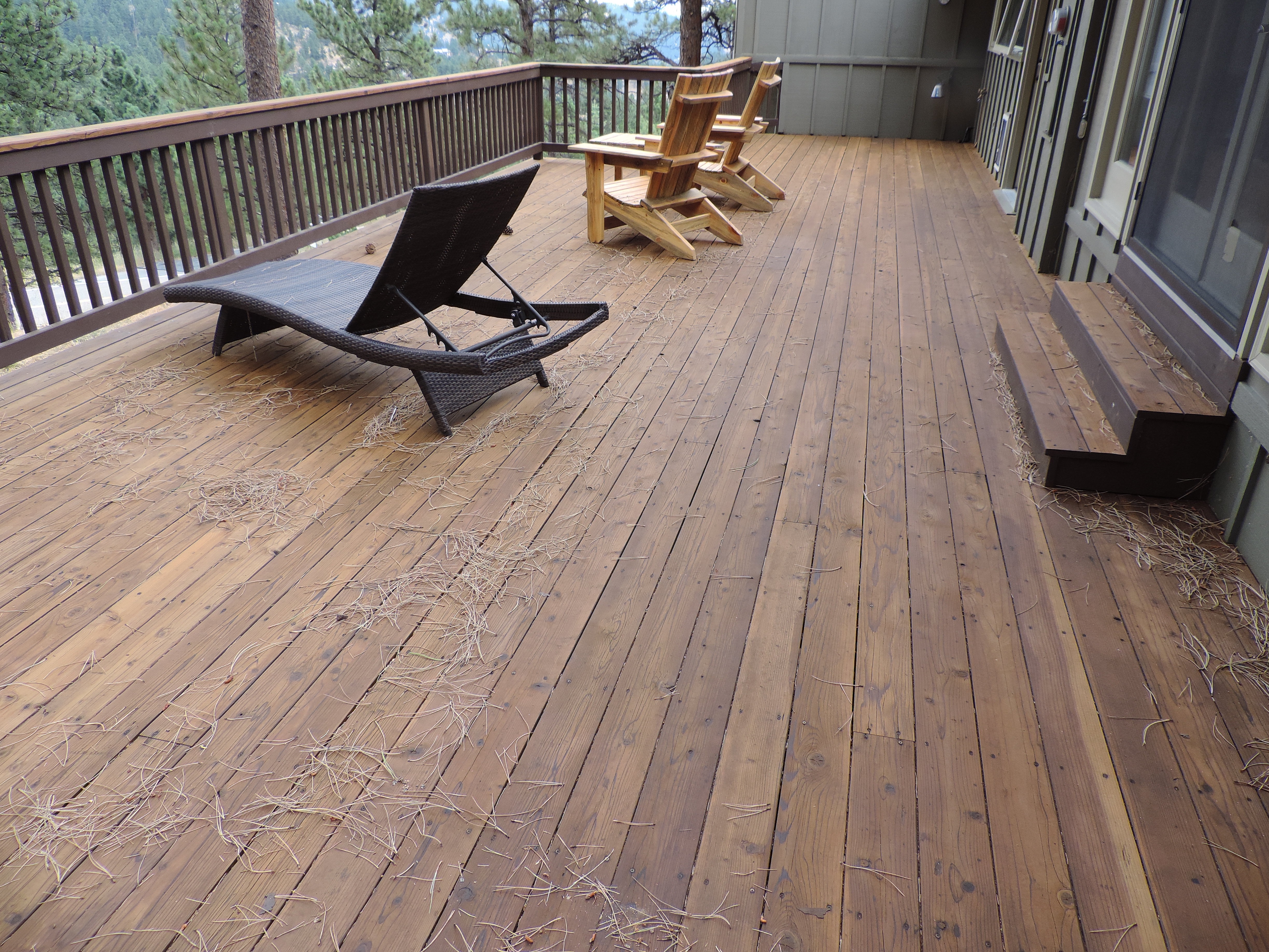 deck refinished